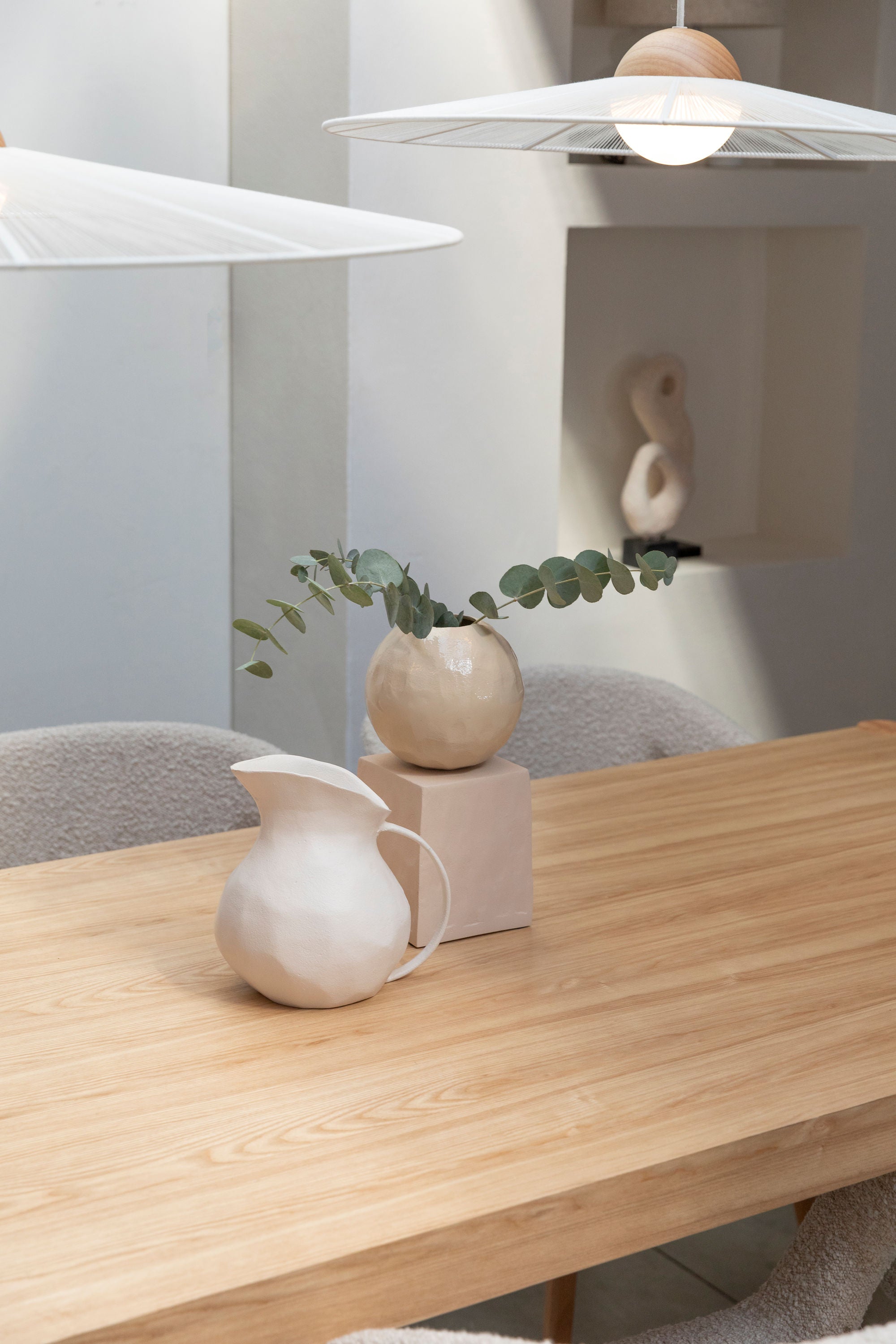 Zuiver Sticks Solid Wood Natural Dining Table 220cm